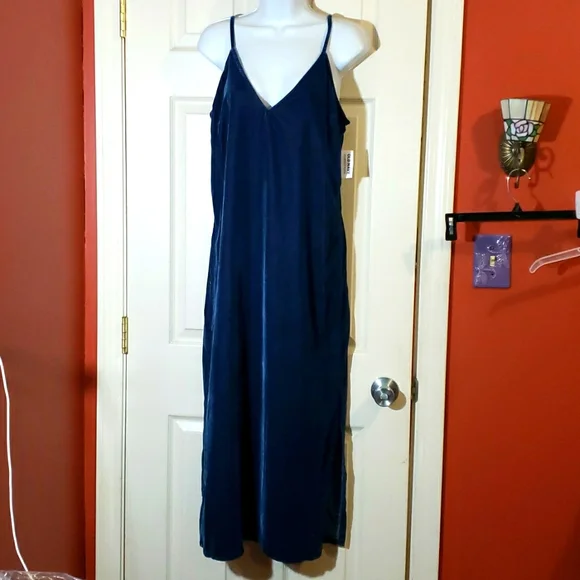 old navy blue maxi dress Royal Blue Prom Dress with Tulle Skirt